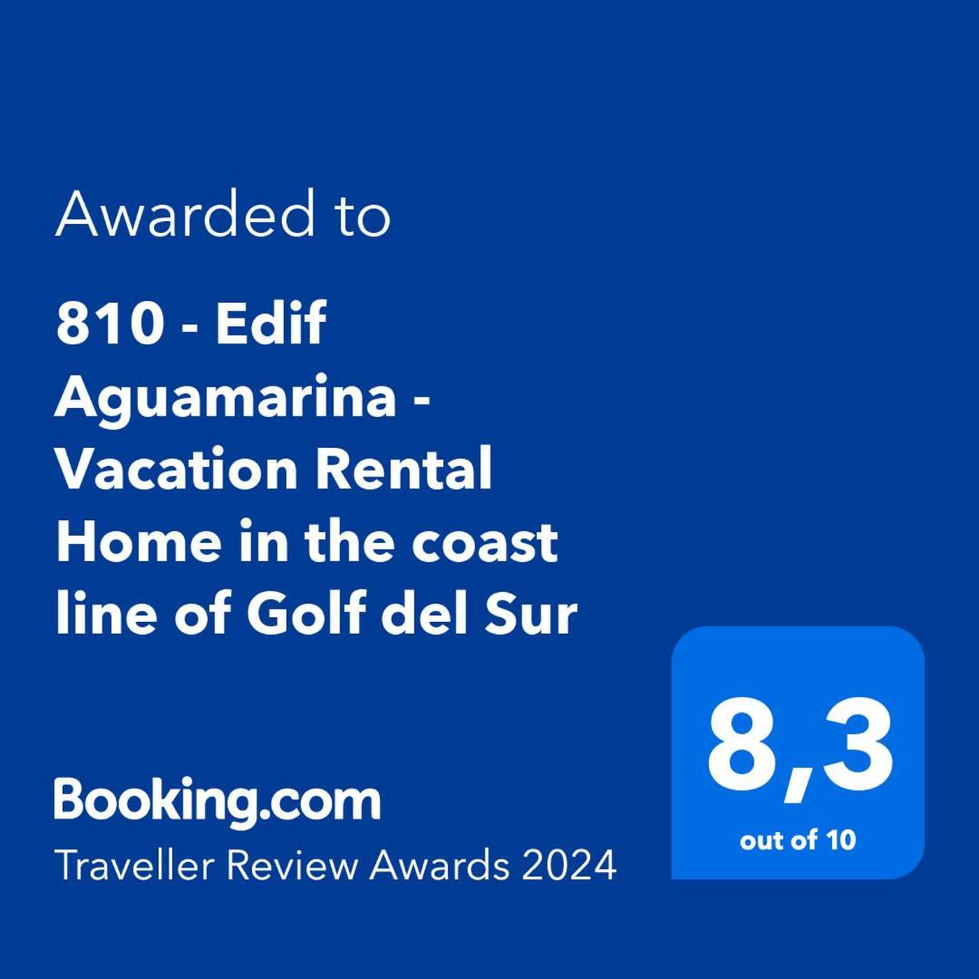 810 - Edif Aguamarina - Vacation Rental Home In The Coast Line Of Golf Del Sur San Miguel de Abona Exterior foto